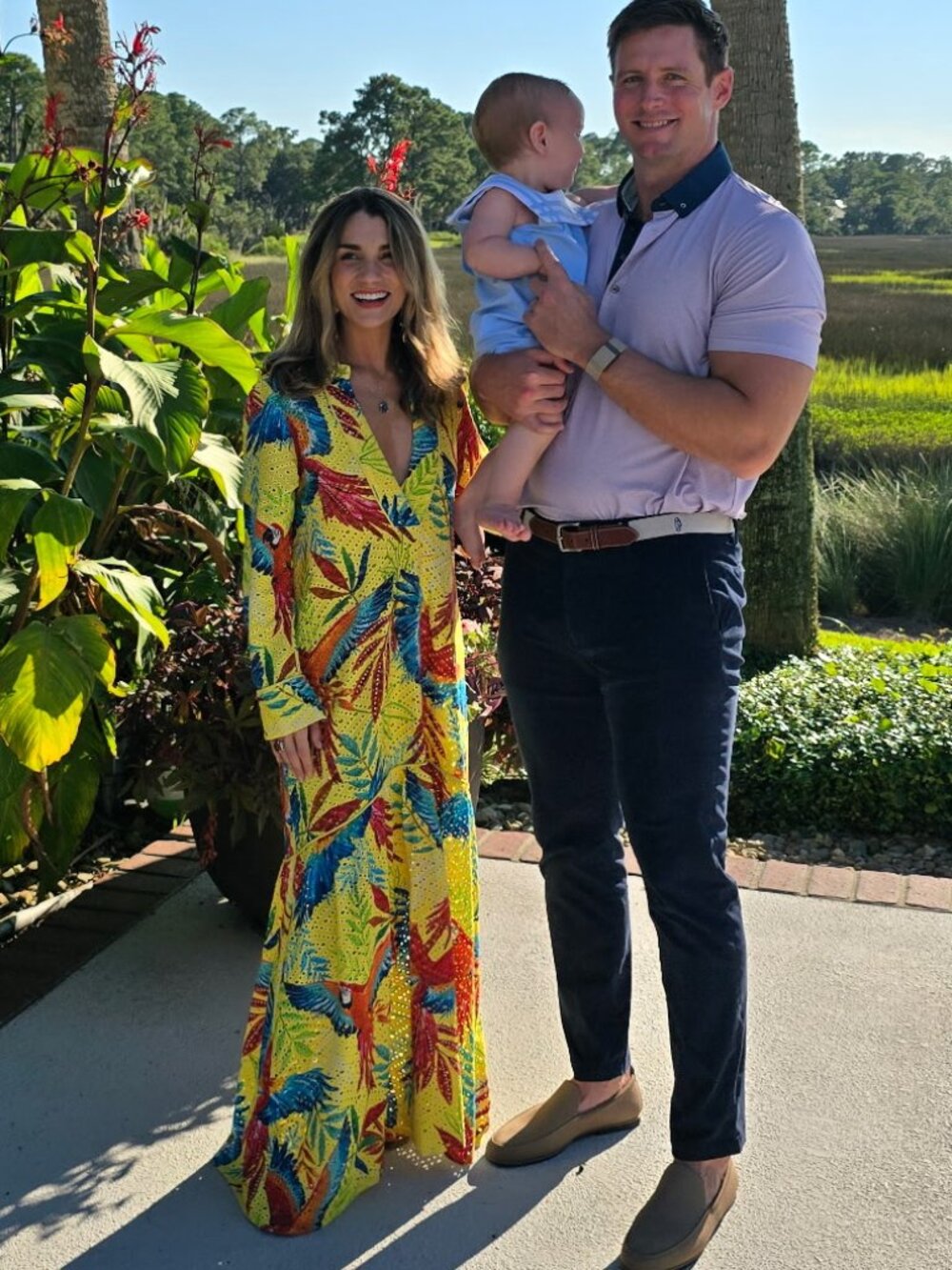 Farm Rio Macaw Leaf Maxi Dress